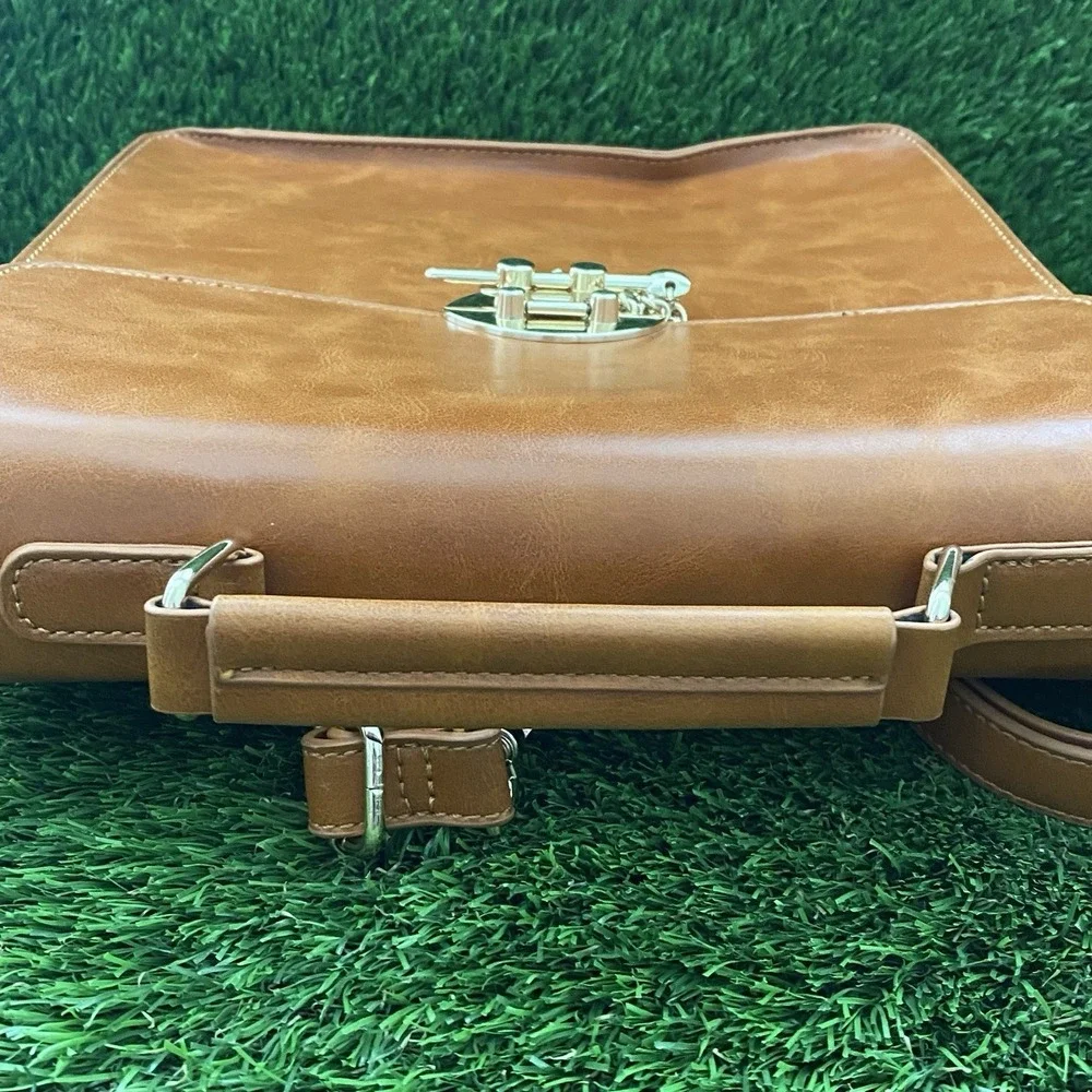 Ecosusi Cornelia backpack in brown vegan leather retro style Stunning!